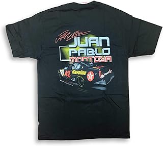 Chase Authentics Juan Pablo Montoya #42 Havoline Double Sided Crew Neck Adult T-Shirt