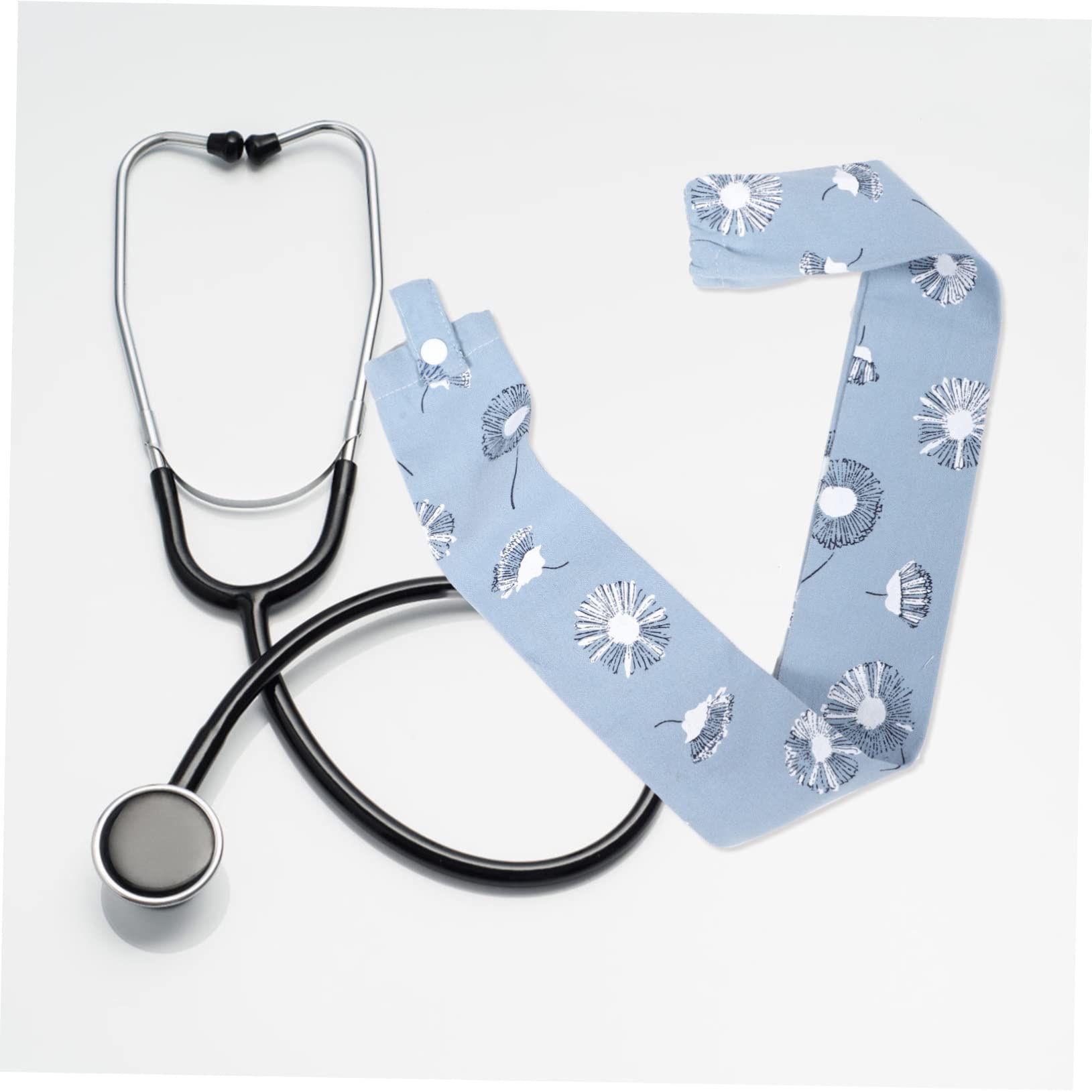 Ciieeo 5 Piezas Cubiertas de Estetoscopio de Algodón para Médicos y Enfermeras Accesorios para Hospital Protección y Limpieza Compatible con Estetoscopios de Campana Desmontable