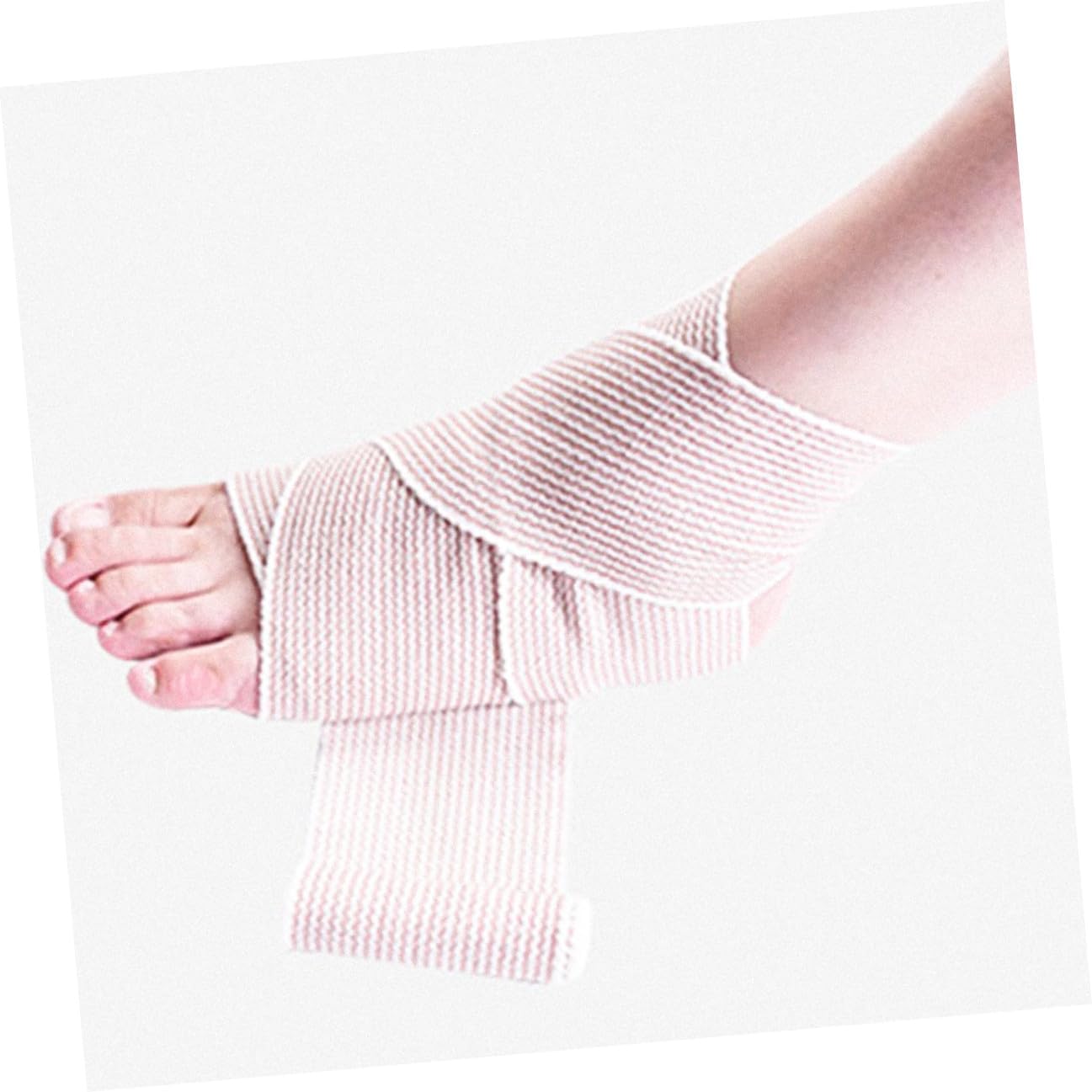 2 Rolls Reusable Self-Sticking Elastic Compression Bandage Wrap Breathable Athletic Tape for Sports Injury Support Sprains Wrist and Ankle Protection