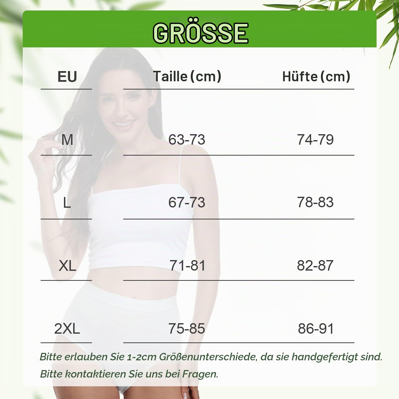 Inkontinenzunterwäsche für Damen, Saugfähigkeit 70ml, auslaufsicher waschbar Inkontinenz-Slip Periodenunterwäsche, Bambus-Slips für Damen nach der Geburt und in den Wechseljahren