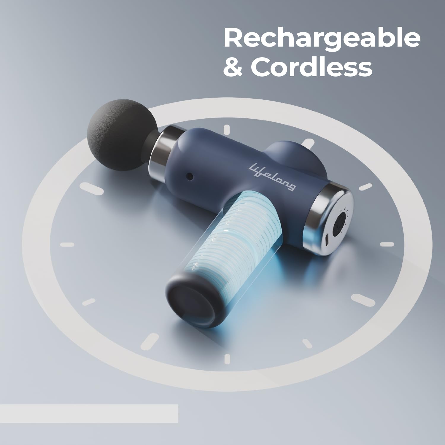 Lifer gun cargo for pain relief - 8 massage head, 6 speed mode, rechargeable 1200mAh battery, cool 20W motor, light and portable dark tissue for the use of mossagar back, neck, legs and travel Lifer gun cargo for pain relief - 8 massage head, 6 speed mode, rechargeable 1200mAh battery, cool 20W motor, light and portable dark tissue for the use of mossagar back, neck, legs and travel