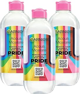 Garnier Pride Edition Micellar Water Moisturising Facial Cleanser Removes Makeup an…
