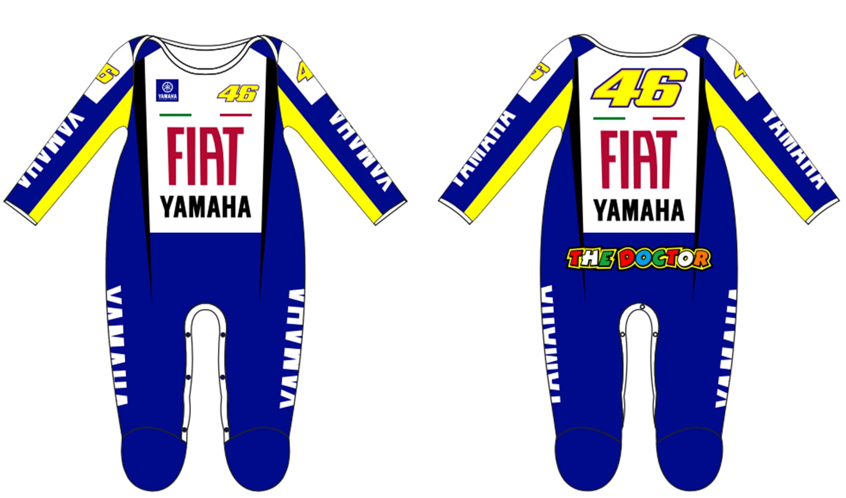 Valentino Rossi Yamaha Heritage T-Shirt Unisex Adulto