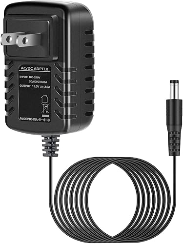 Adaptador de 12 V CA para el hogar, cargador de alimentación compatible con Snailax, Etekcity, EAshuhe, Elf azul, PerkyPack - Masajeador de espalda