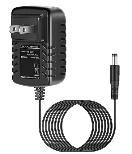 12V AC DC Power Adapter for FIT King Leg Air Massager Charger Cord Compatible with FIT King FT-057A,FT-017A,FT-008A,FT-009A, FT-011A,FT-012A Foot and Leg Massager Power Supply