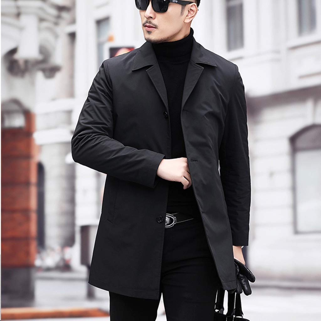ZYCSKTL Jackets Mid-length Men's Trench Coat In Autumn And Winter