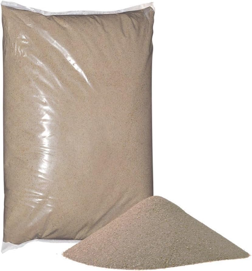 BOLSA DE ARENA PARA CHORREADO DE ARENA 0.1-1.0 MM, 25 KG - Ideal Para chorreo Metal, Madera, Óxido Y Pintura. Para maquinas de arenado