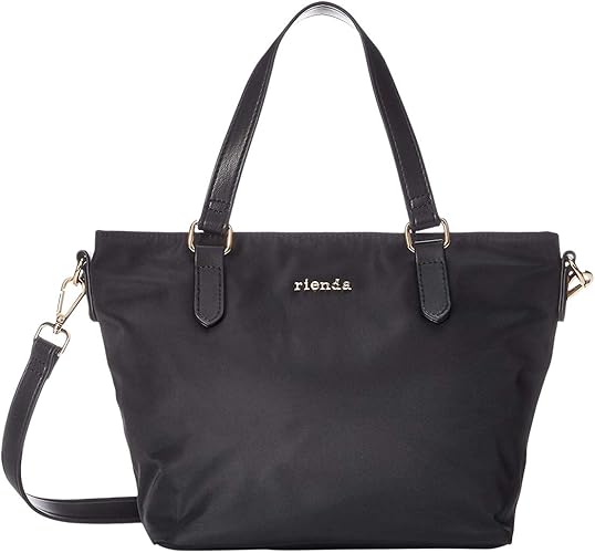 Amazon リエンダ トートバッグ 肩掛け 2way ライト レディース R03 1 10 ブラック トートバッグ