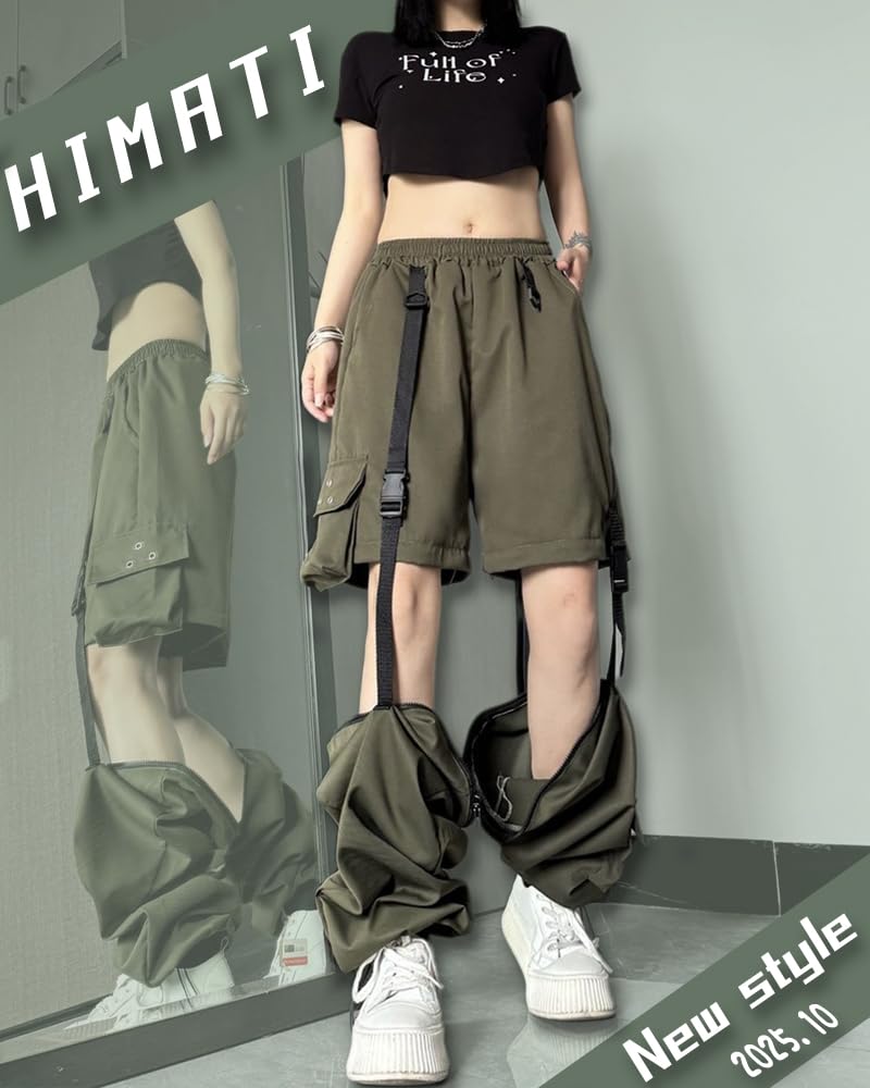 Amazon | [HIMATI] カーゴパンツ レディース ロングパンツ