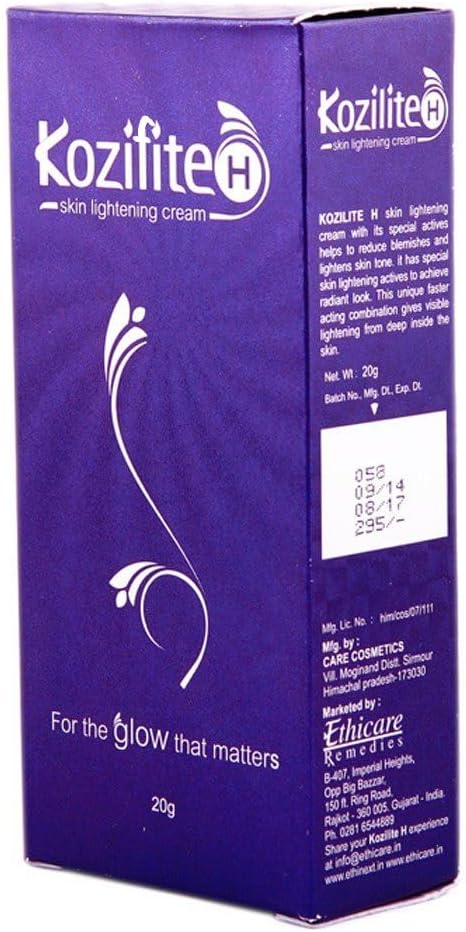 Kozifite H skin lightening cream, 20gm