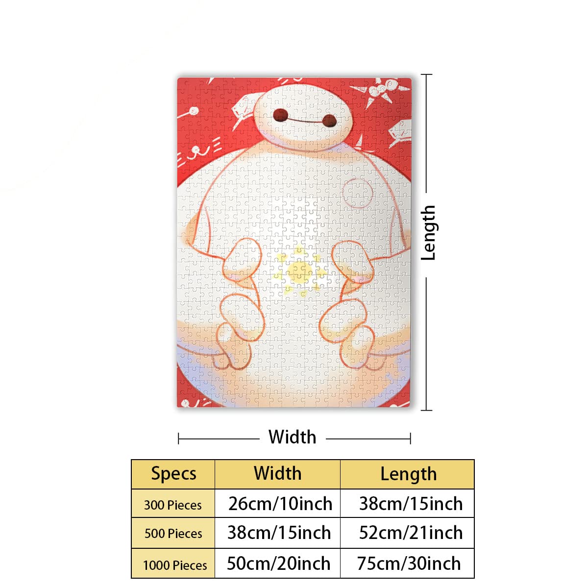 未開封❤︎ベイマックス  ジグゾーパズル  1000ピース Amazon.co.jp: 木製パズル ベイマックス ジグソーパズル 1000ピース