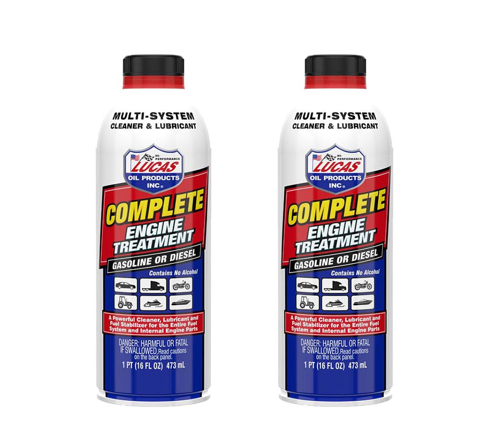(2 Pack) Lucas Oil 10016 Complete Engine Treatment - 16 Ounce