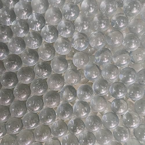 Miniatura 6 de Paquete de 20 bolas de vidrio de 0394in 0551in 0630in cuentas de mármol sólido transparentes relleno de jarrón de mármol tradicional juguetes de