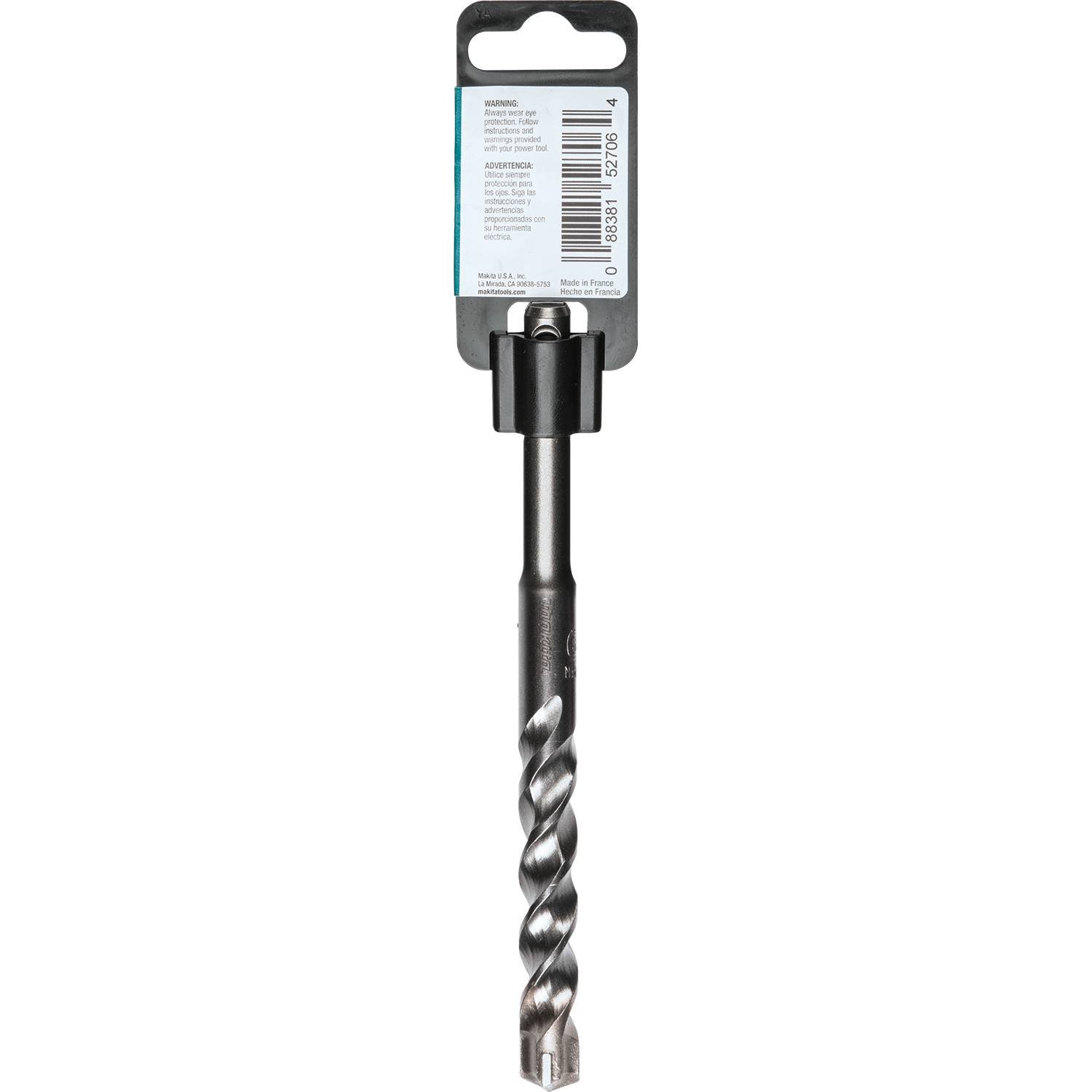 Makita B-61101 Broca SDS-Plus de 1/2" x 6", 3 cortadores