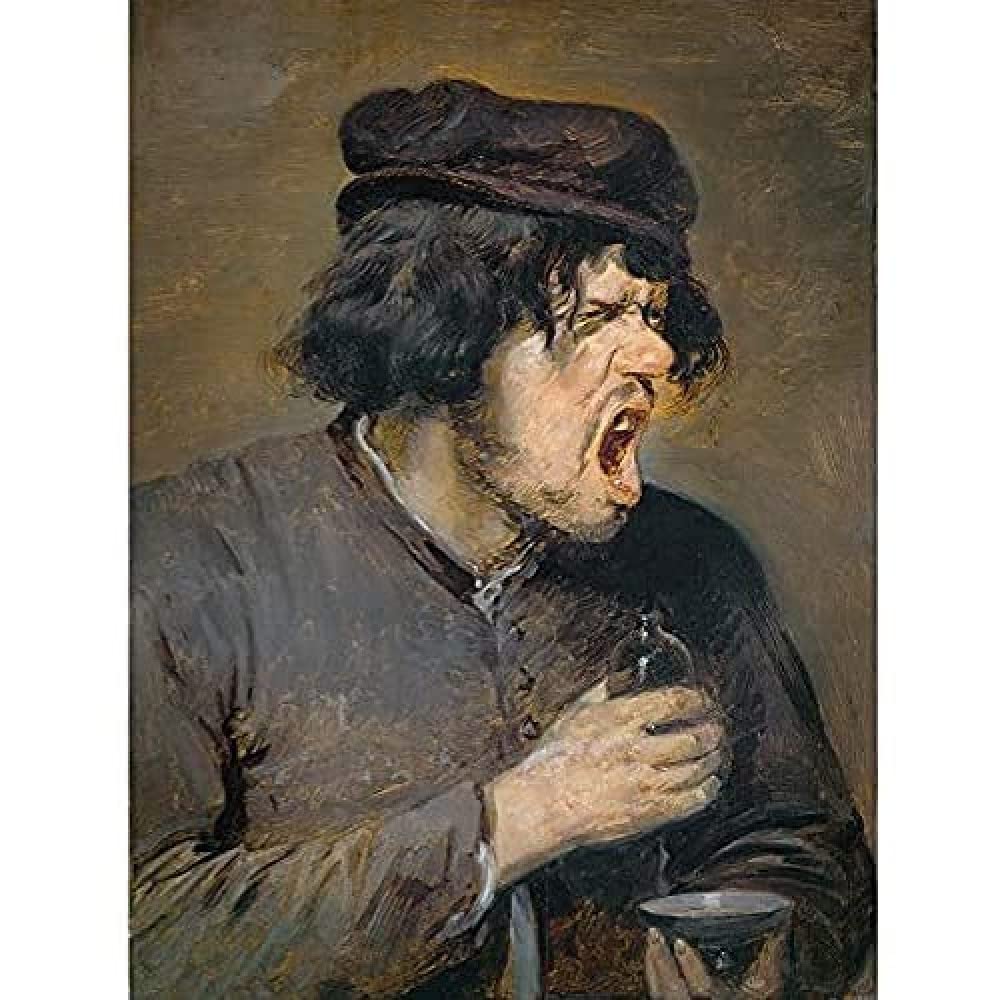Adriaen Brouwer The Bitter Potion Unframed Wall Art Print Poster Home Decor Premium