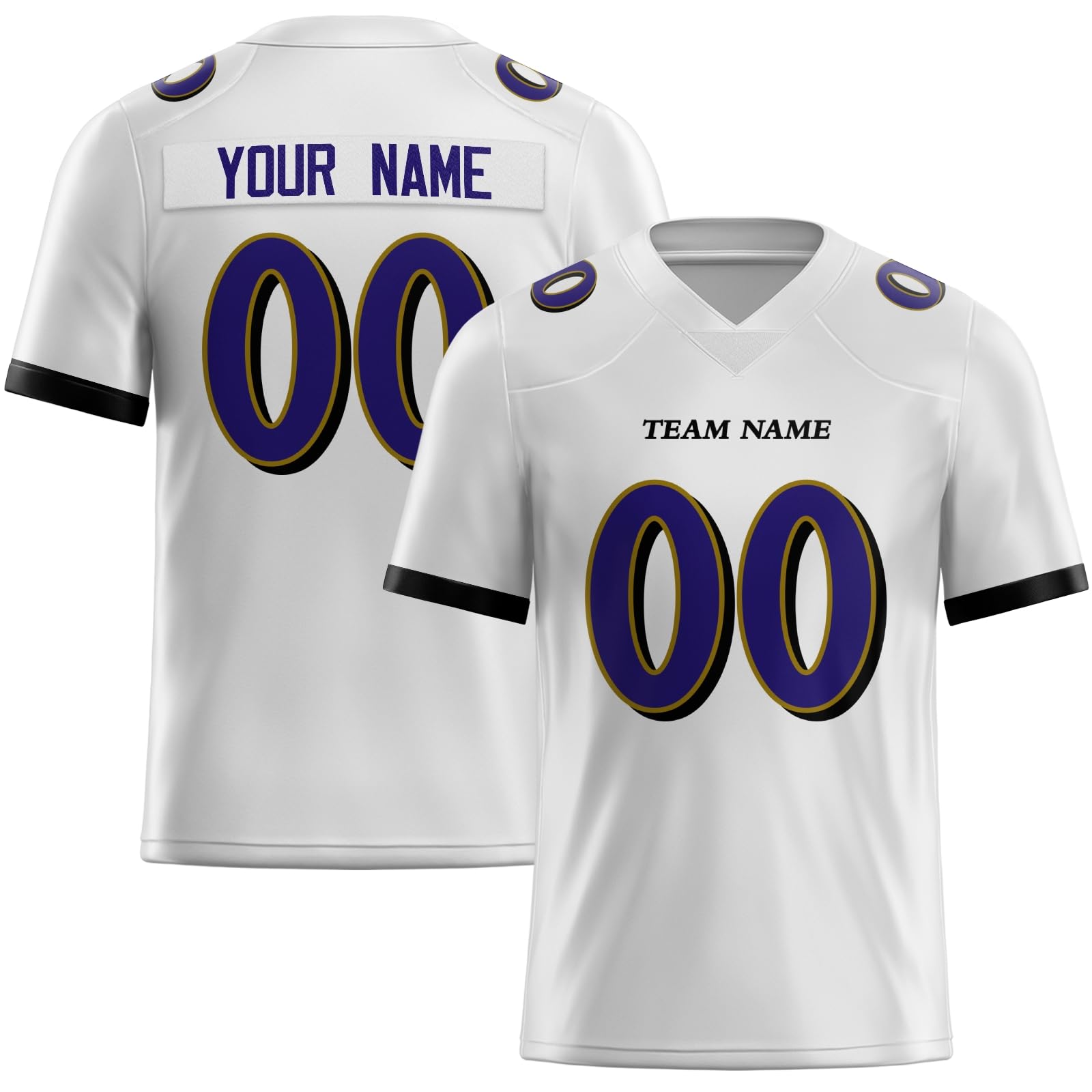 Custom Football Jersey Personalized Rugby Uniforms Stitched/Printed Number Team Name Logo for Kids Men Women