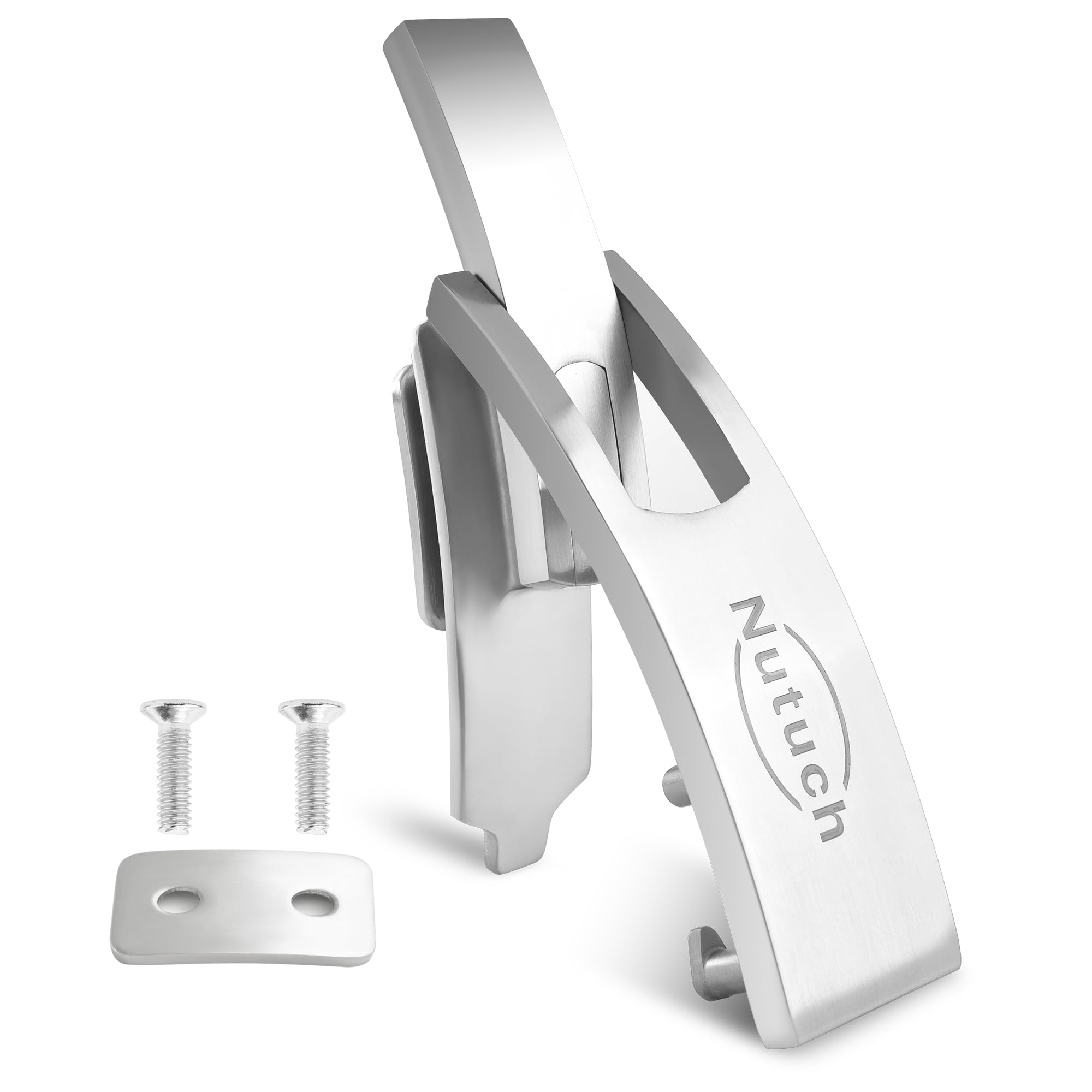 NUTUCH Lever Buckle Stainless Steel for Weightlifting Belts | Replacement Lever Buckle for Weight Lifting and Powerlifting Belts | Stainless Steel Lever Buckle Weight Lifting Belt