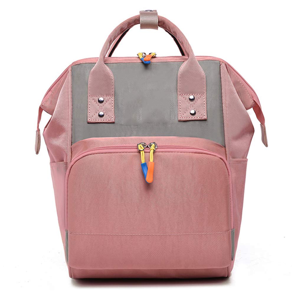 Sac à couches pour bébé rose en tissu Oxford imperméable