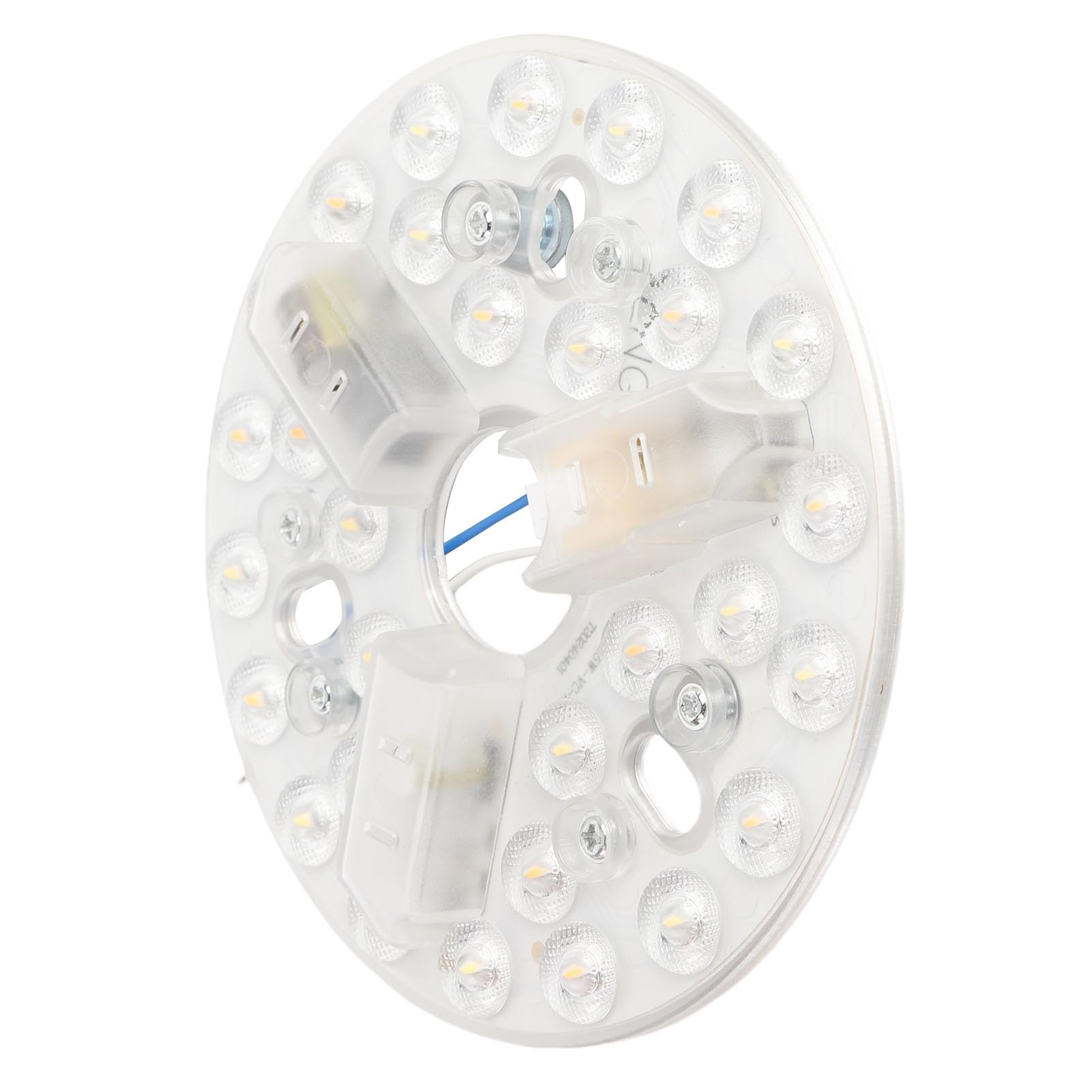 Wakects Kit de Luz LED para Ventilador de Techo de 5,3 Pulgadas, 15 W, 3 CCT, 3000 K, 4200 K, 6500, Repuesto de Ventilador de Techo LED Redondo con Función de Memoria para Lámpara