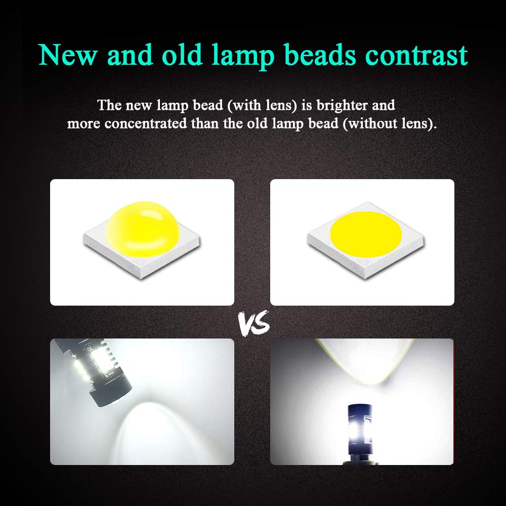 2X 1156 BA15S P21W bombilla LED luz de freno del coche luz de estacionamiento luz trasera luz antiniebla trasera 21SMD 3030 chip diseño de doble lente luz LED impermeable 12V-blanco