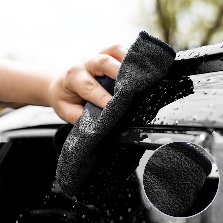VIOVIE Clean 'n' Polish Cloth 37 x 37 cm Microfibre Cloth Cleaning Cloth for Car Kitchen - Image 3