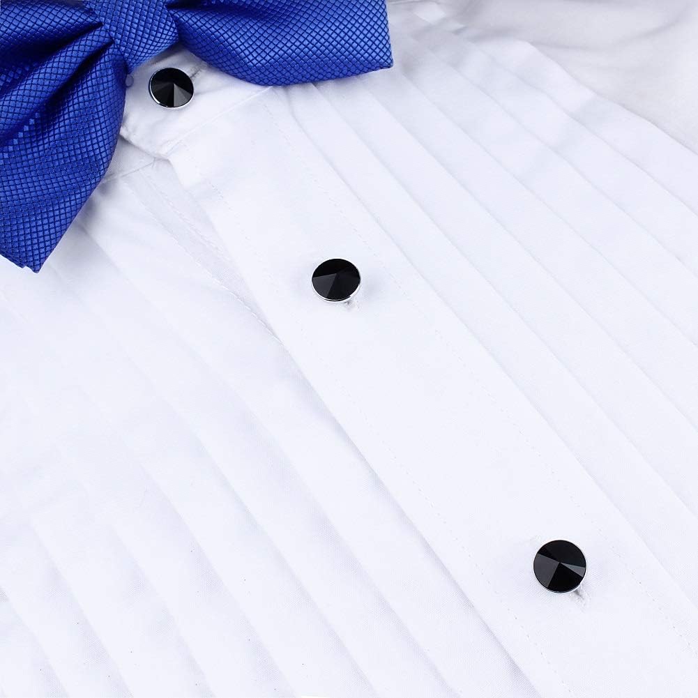 Cufflinks for Men with 4/6 pcs Shirt Studs Set, Gift Box Packed, Mens Jewelry or Accessories for Wedding, Party, Anniversary, Birthday