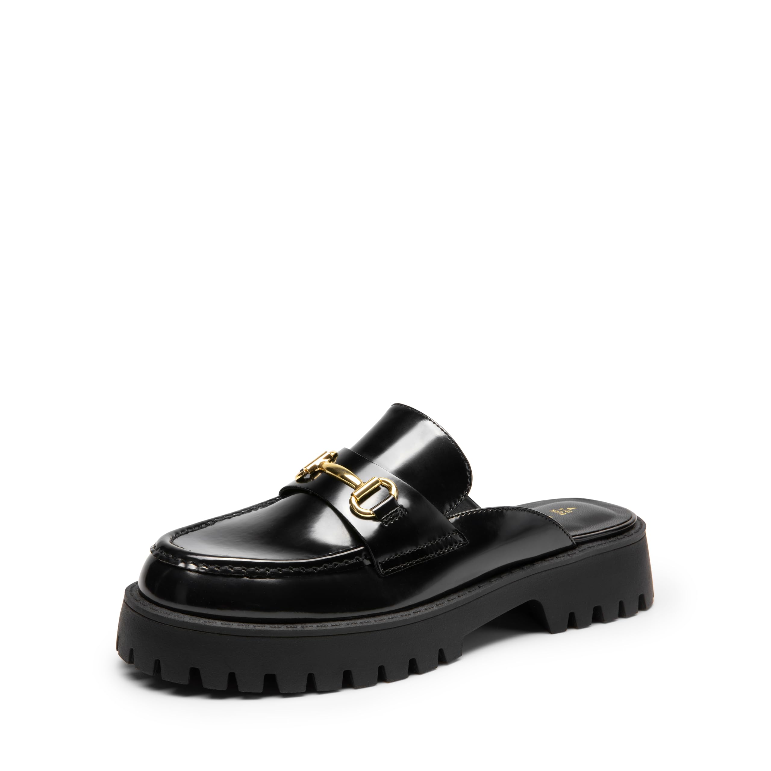 DREAM PAIRS Mules for Women, Comfortable Loafer Mules Slip On Chunky Business Casual Shoes