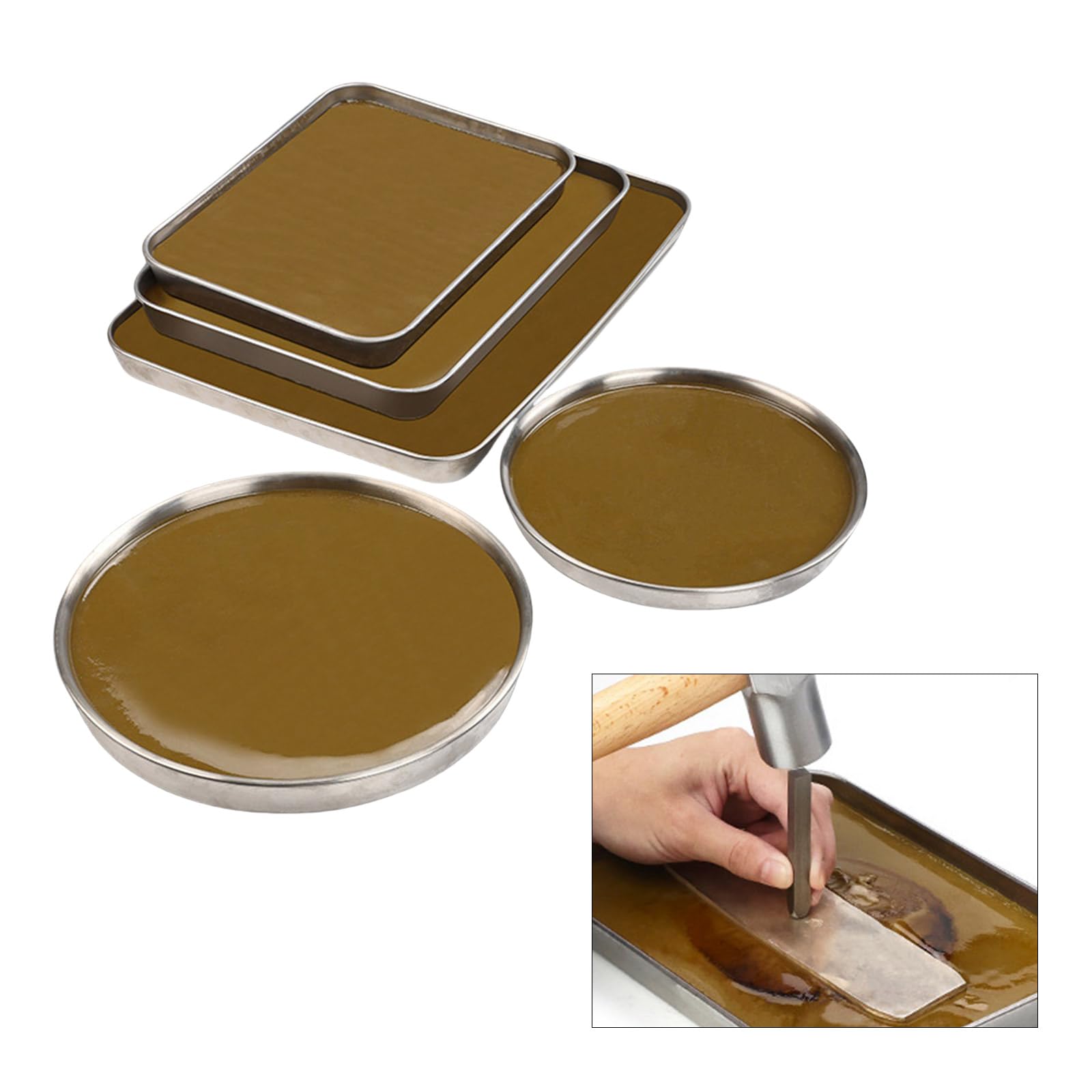 Soporte para puntadas de joyería para tallar de forma segura y precisa con adhesivo Rosing adhesivo almohadilla bloque de joyas