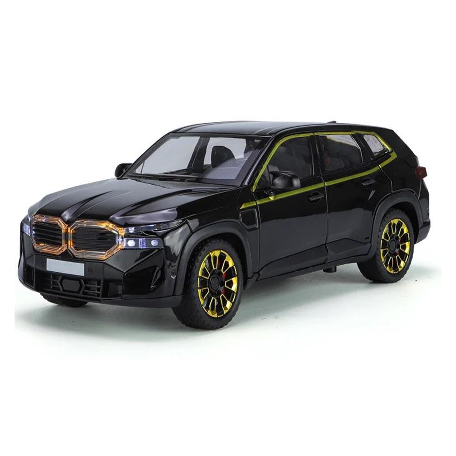 Btwodian Black Scale Model Car For Bmw Xm Diecast Model Car