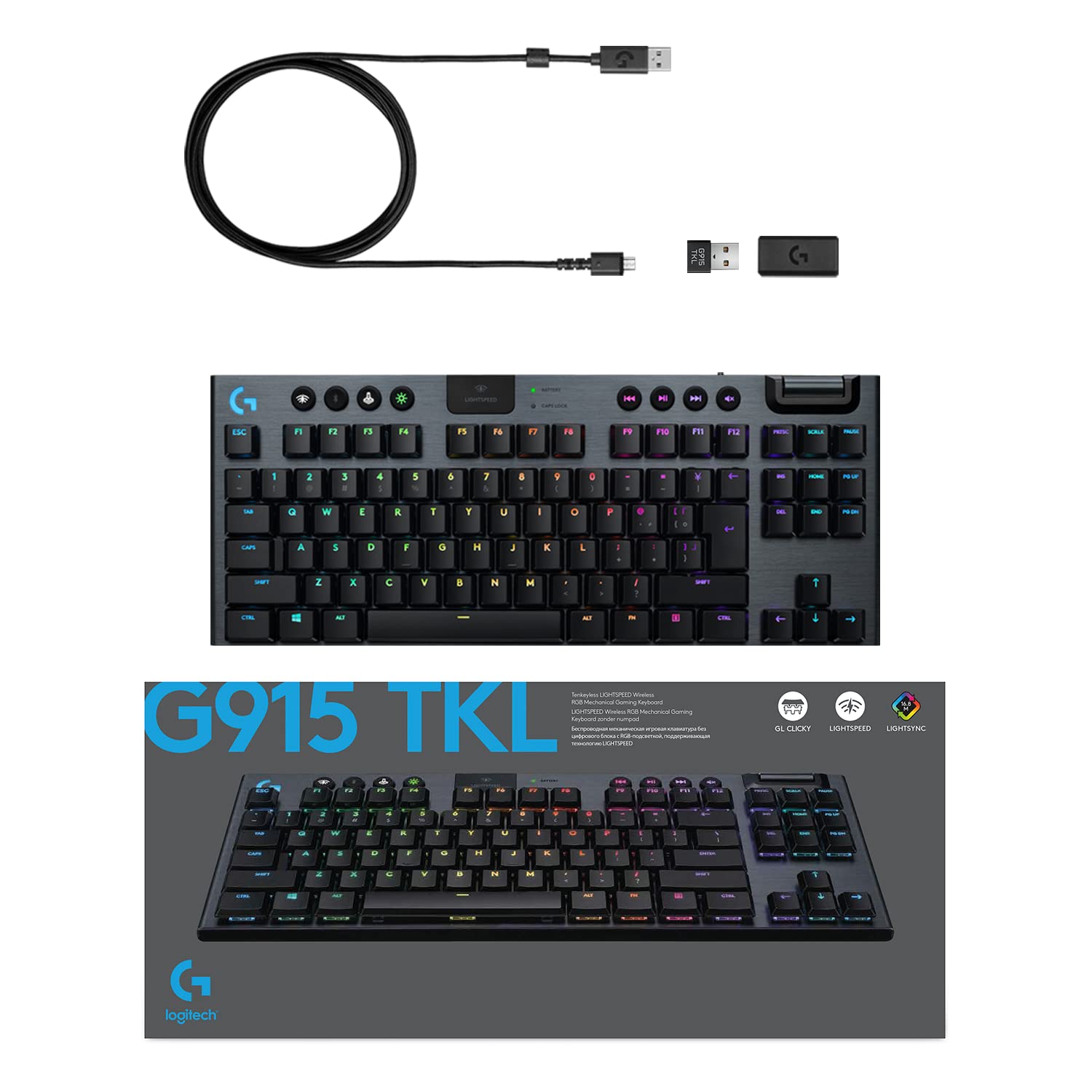Logitech Gaming G915 TKL Tastatur US (920-009503) (920009503)