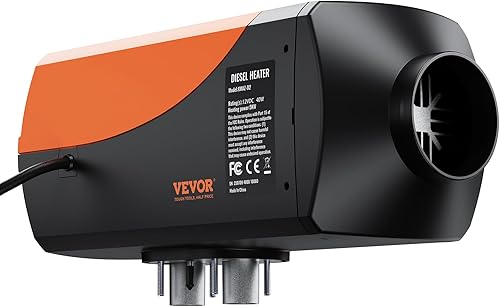 Miniatura 8 de VEVOR Calentador diésel de 5KW, calentador de aire diésel con control remoto y LCD, tanque de combustible de 10 L, calentador de estacionamiento