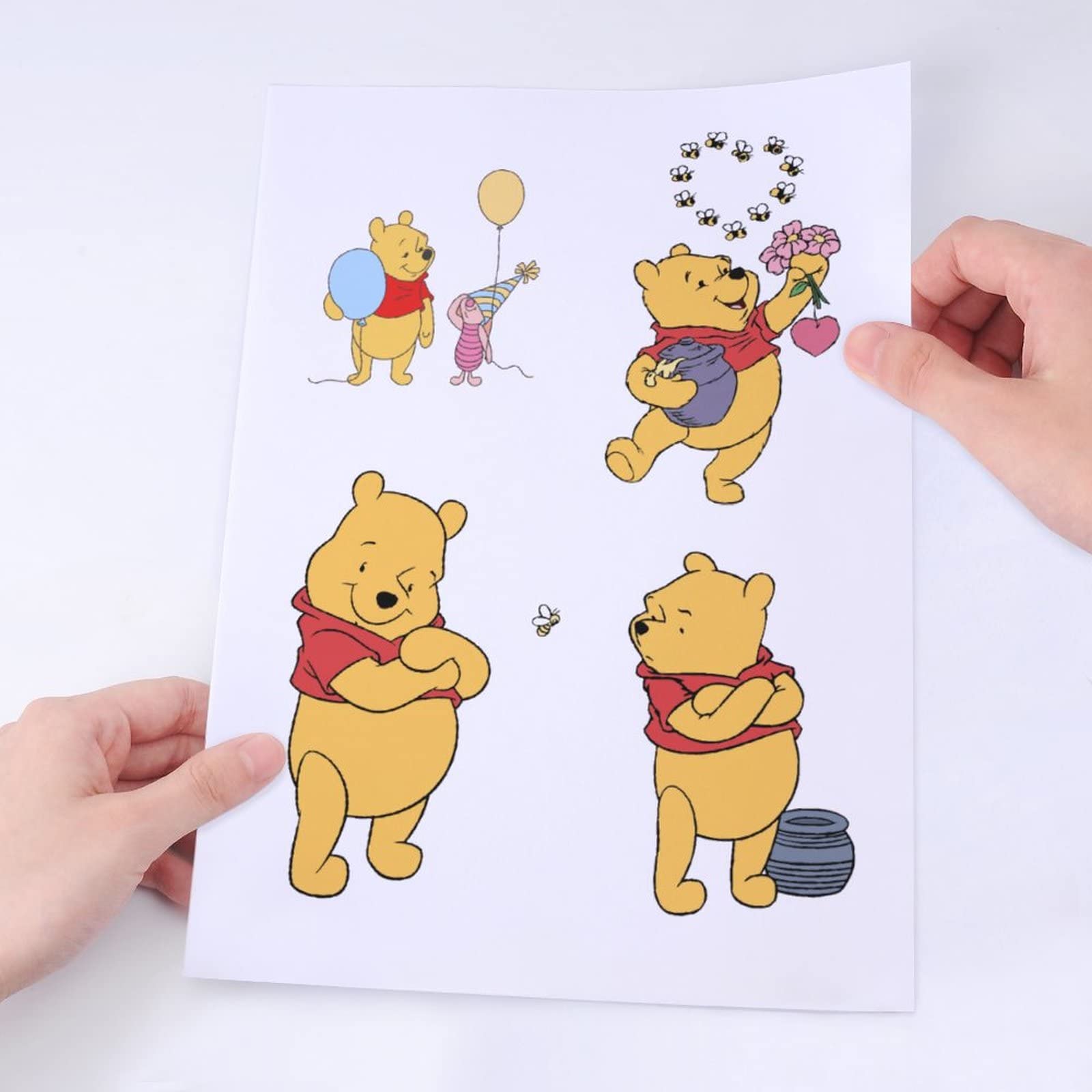 Amazon.co.jp: ステッカー 防水シール 2/4/6枚セット くまのプーさん