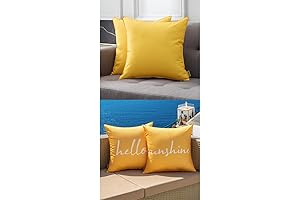 MIULEE Hello Sunshine Outdoor Throw Pillows