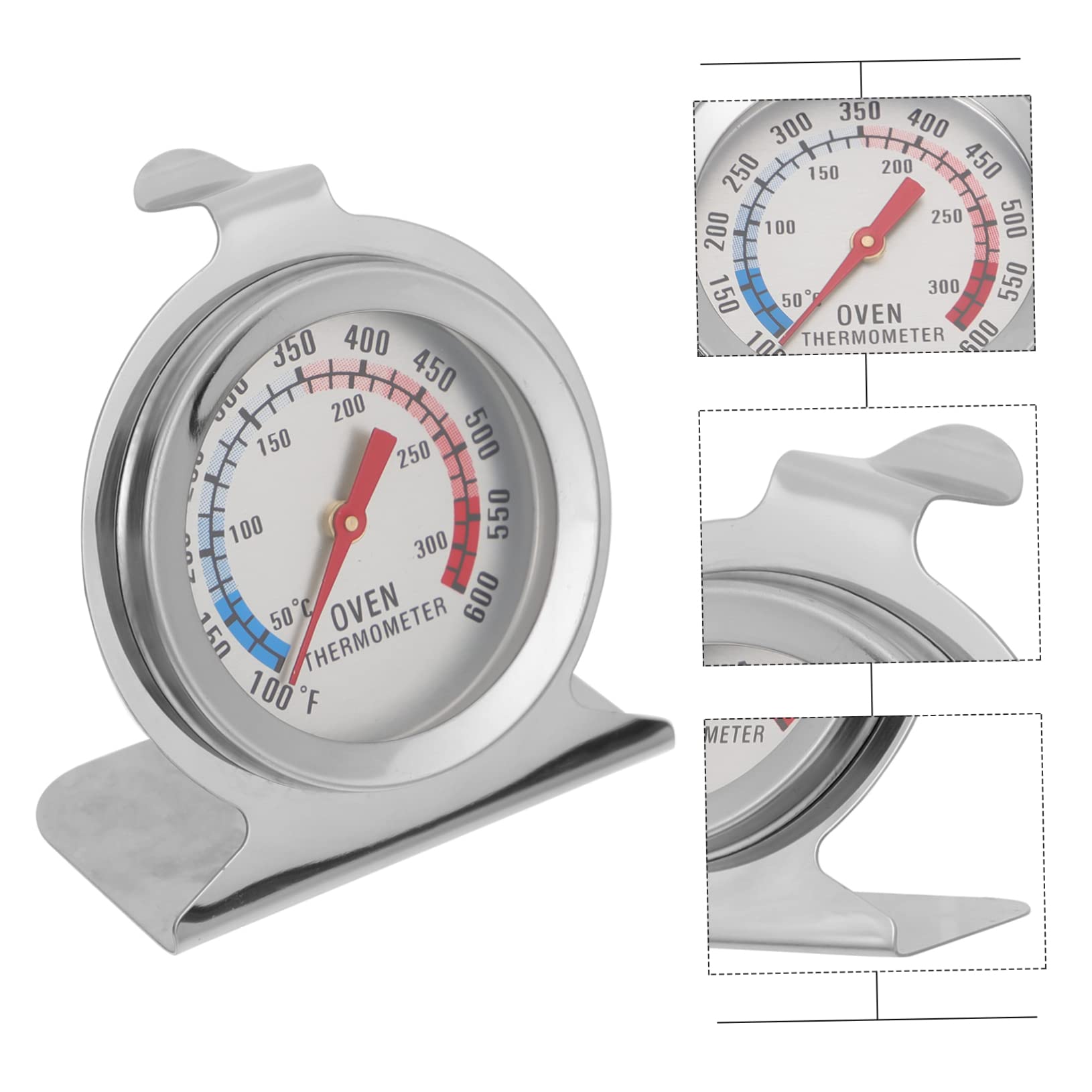 Cabilock 12pièces Thermomètre De Cuisson Acier Inoxydable Jauge De Température Précise Pour Four Pour Pâtisserie Et Barbecue Outil De Cuisine