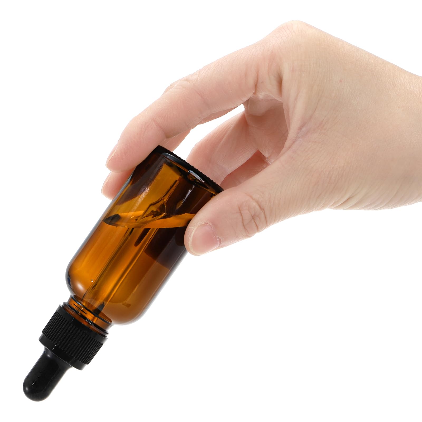 Botellas de vidrio ámbar 30 ml con pipetas cuentagotas 24 unidades para aceites esenciales