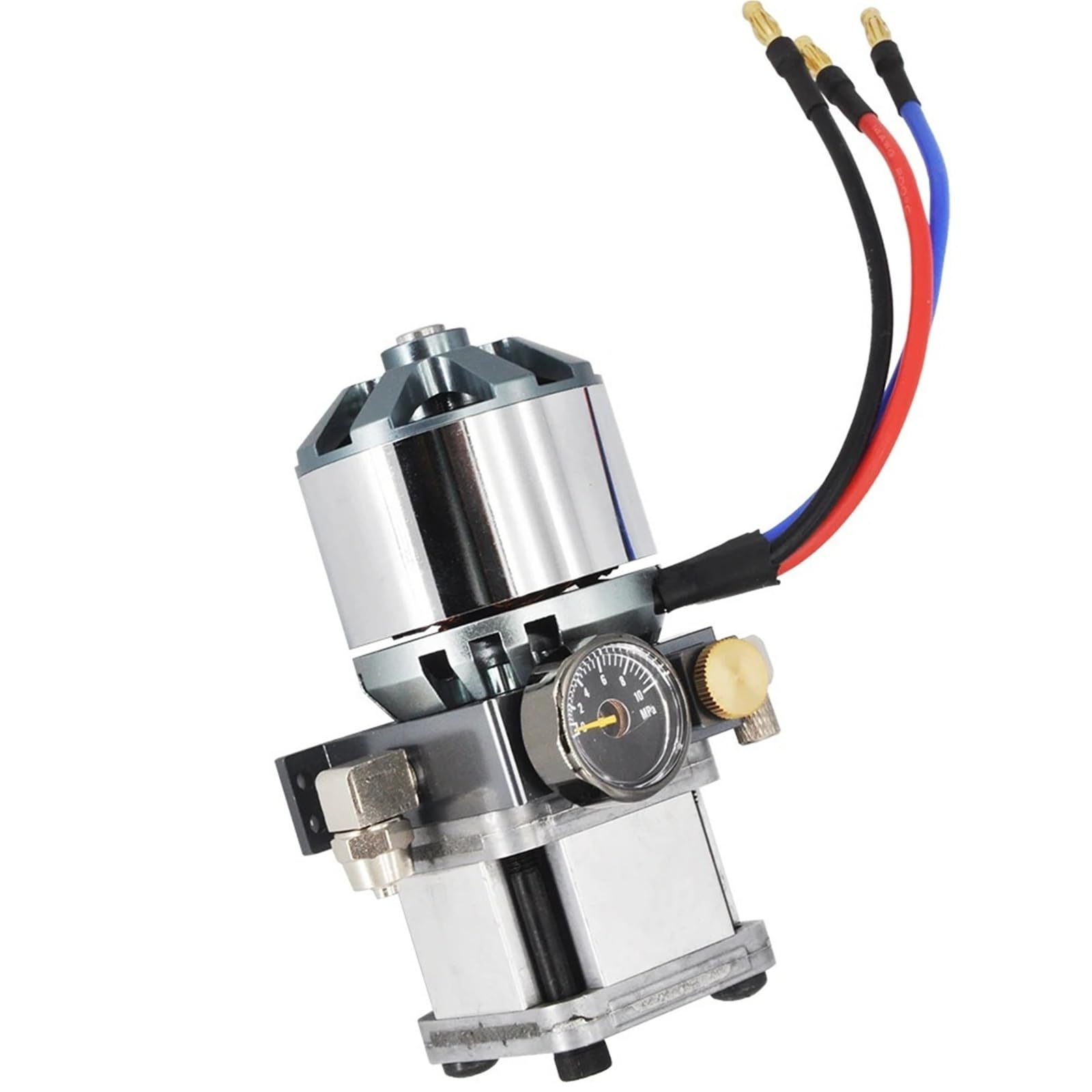 Belovek One Color 10Mpa 5055 Hydraulic Oil Pump With Low Noise Motor And Pressure Regulating Valve For 1/12 Rc Excavator Italian Gear Parts