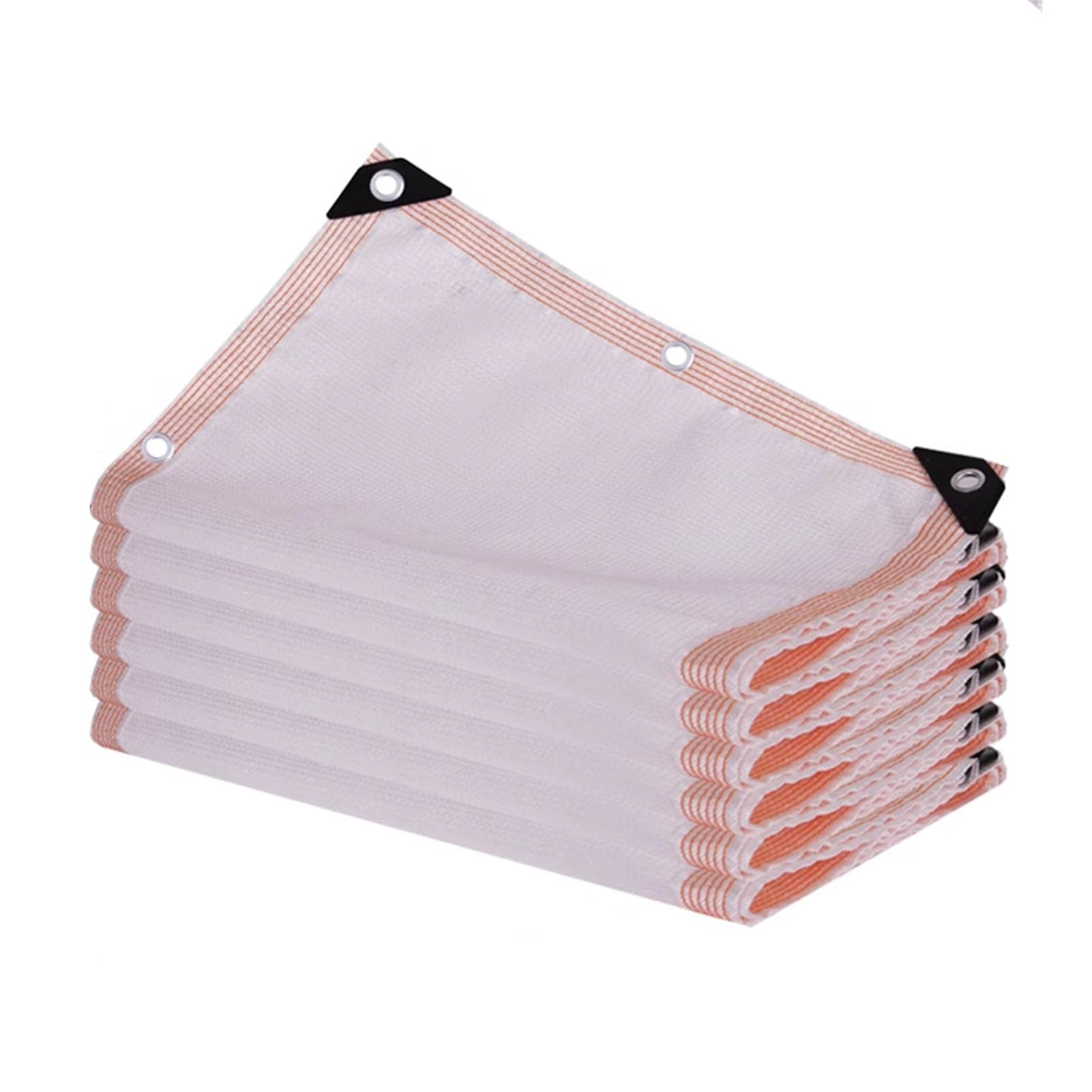 Voile d'ombrage rectangulaire blanc rideau pergola et serre