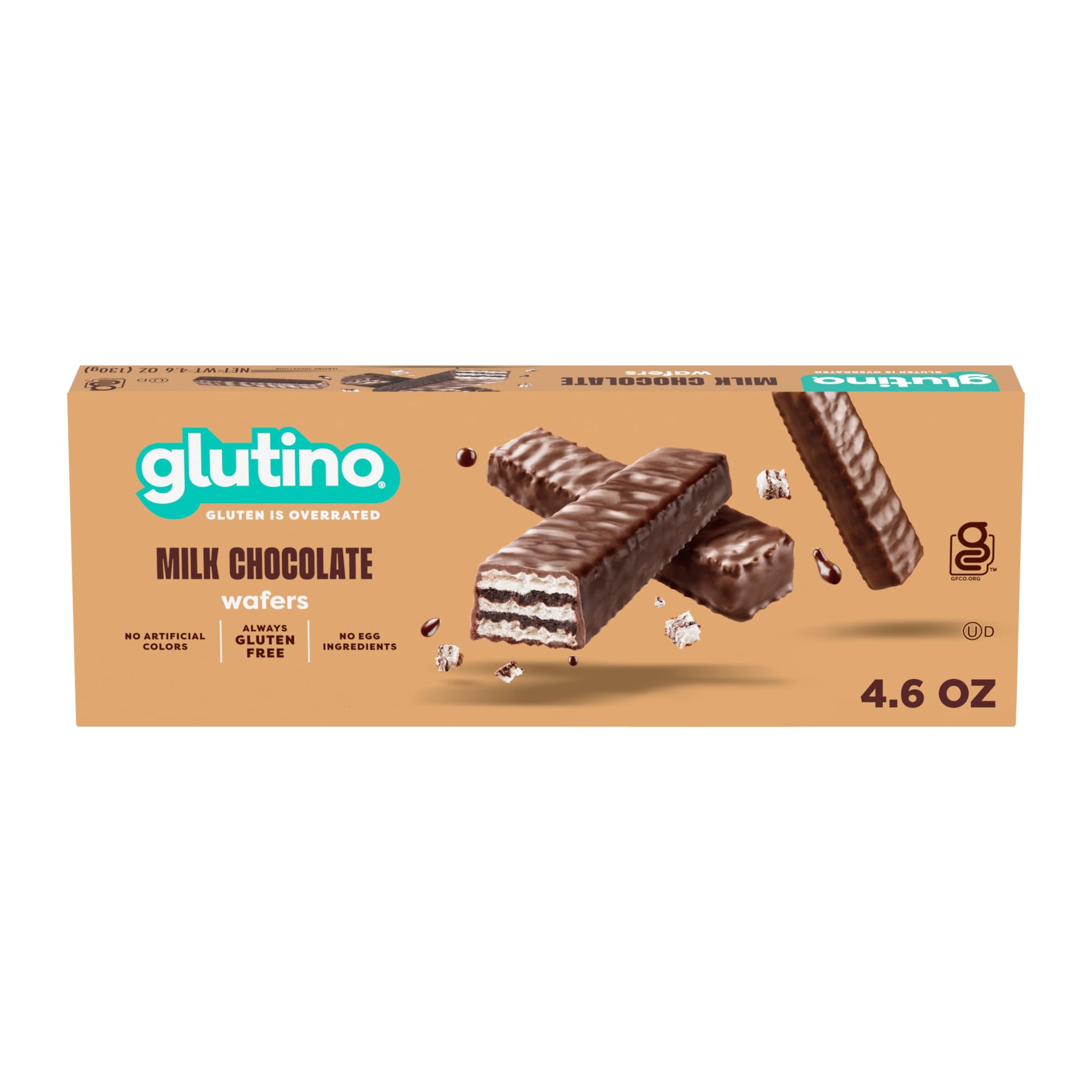 Glutino Gluten Free Wafers, Luxuriously Delicious, Chocolate Flavor, 4.6 oz