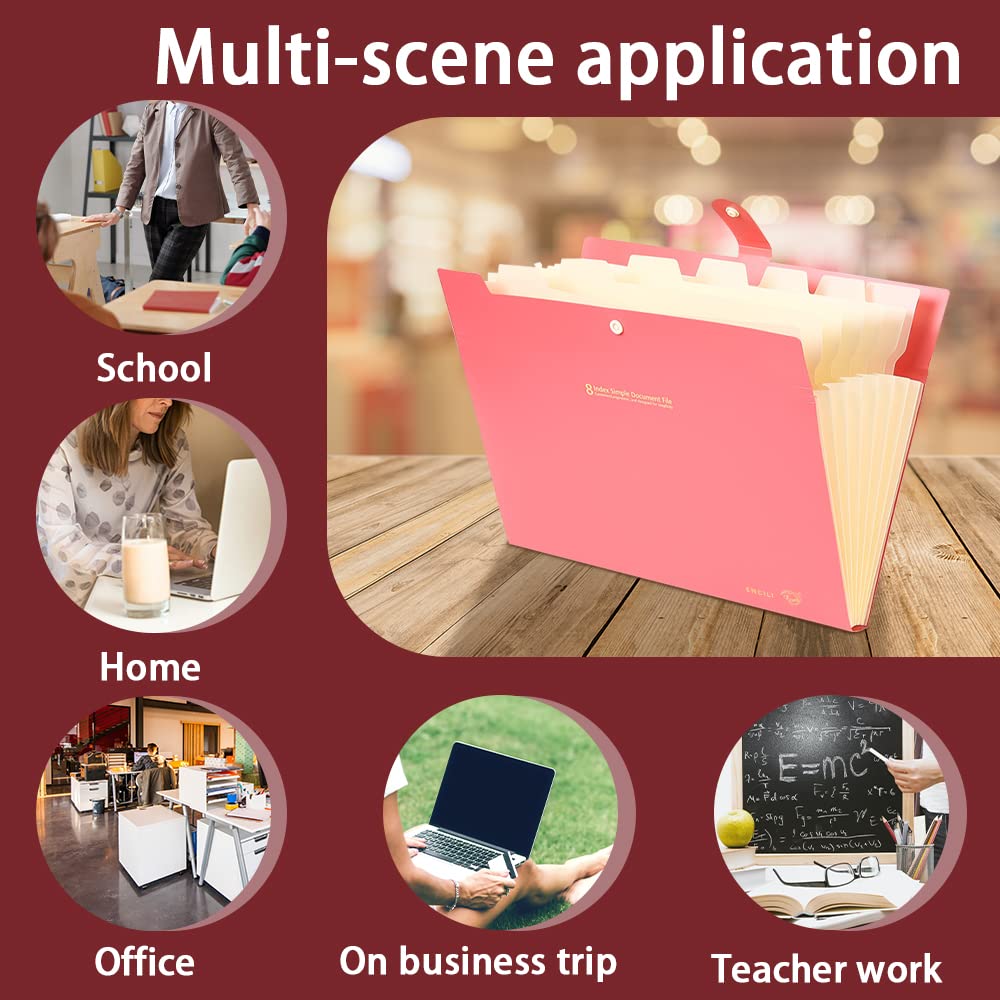 ✧1点物✧VintagePink✧WhiteCat✧accordion file Cute Kitty Cat Pink Expanding Accordion File Folder with 13