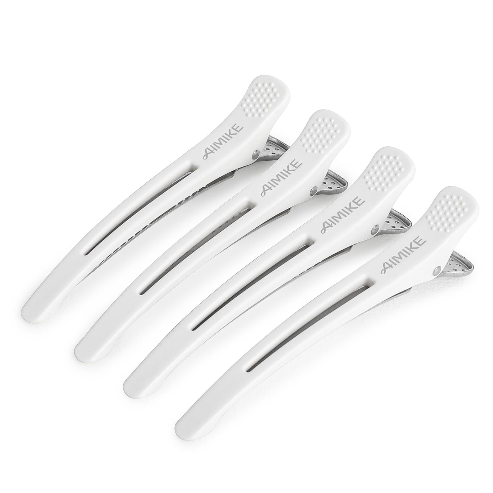 Amazon.co.jp: AIMIKE 4本入 ダッカール 跡がつかない ヘアクリップ