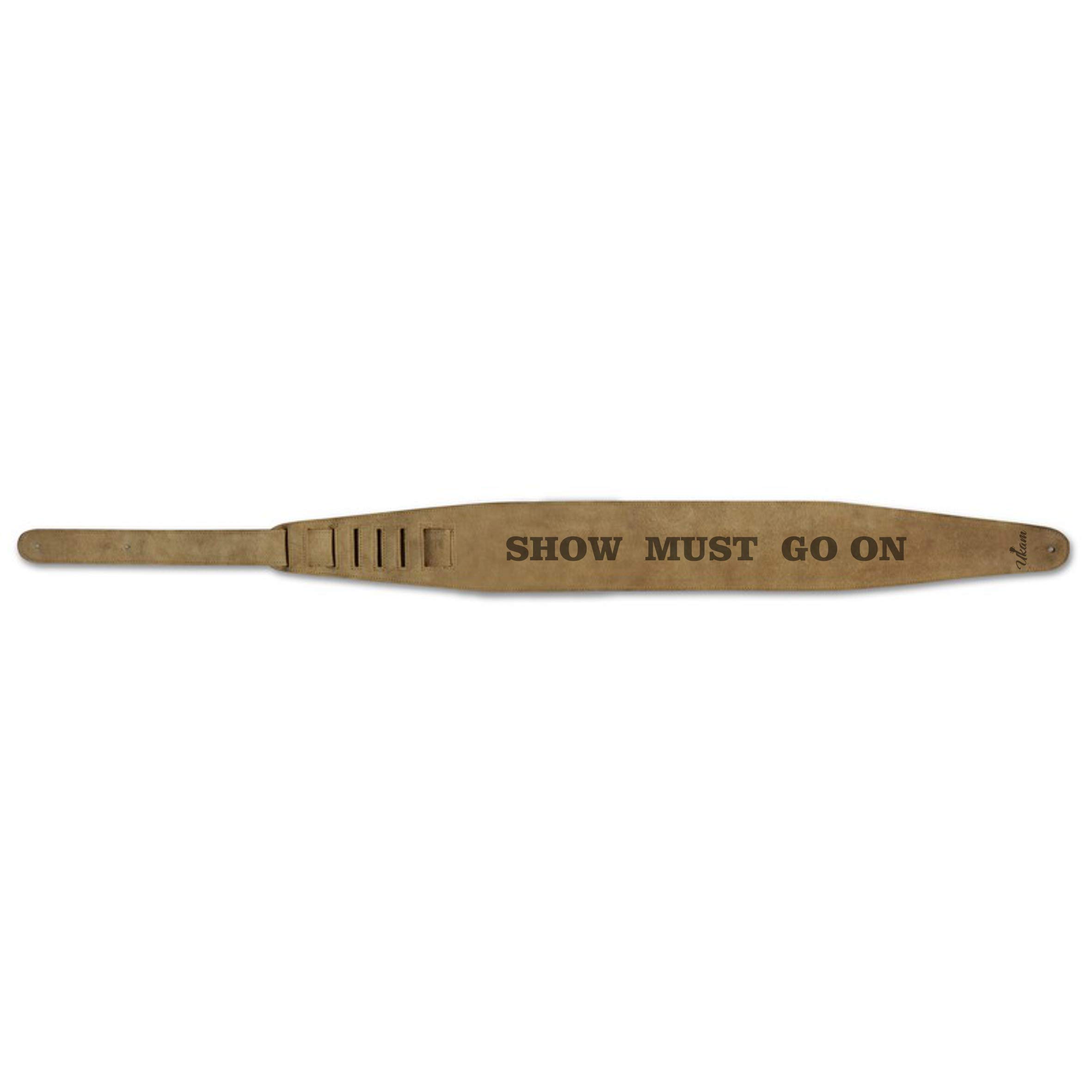 Ukam Correa guitarra piel ante 100 mm de ancho x 1160mm de largo ajustable PERSONALIZADA