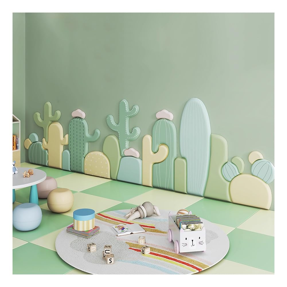 Pannelli a muro Pannelli Murali Decorativi Per Scuola Materna, Adesivi Murali Anticollisione Per Bambini, Imbottitura Autoadesiva Per Pareti, Carta Da Parati Impermeabile In PU Per La Scuola Centro Mo