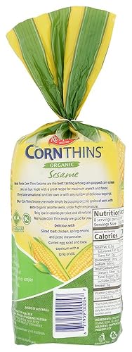 Miniatura 3 de REAL FOODS ORG DE SESAMO FINO DE MAÍZ, 5.3 OZ (paquete de 6)