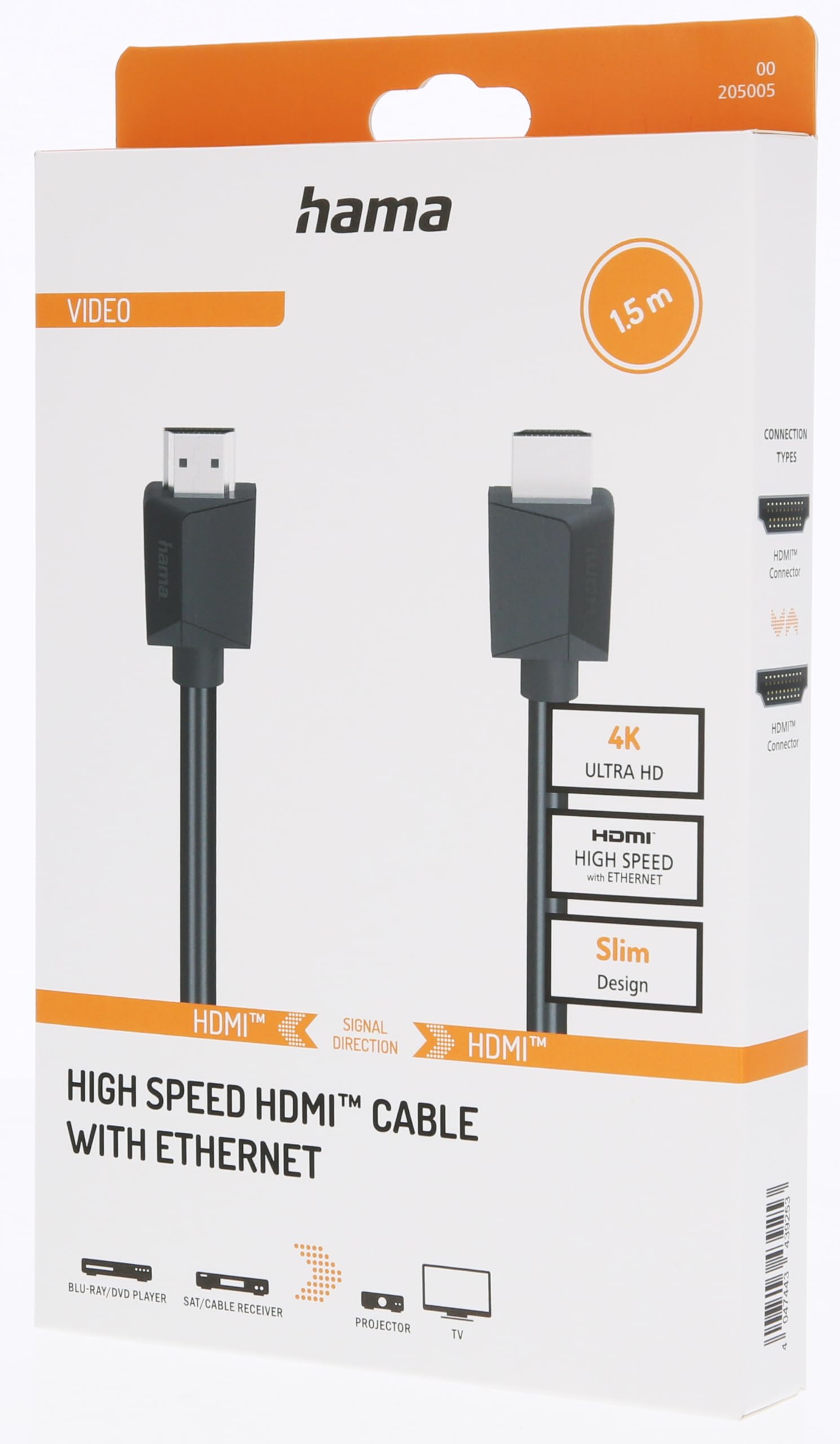 HS HDMI Kablo, 4K, 1.5m