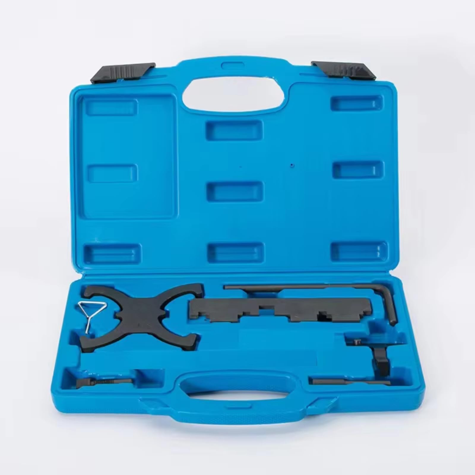 Kit Messa in Fase Compatibile Con Ford Per Fiesta 1995-2020 7 Pezzi Kit Attrezzi Per La Fasatura Dell'albero A Camme Motore Bloccaggio Tenditore Della Cinghia Distribuzione