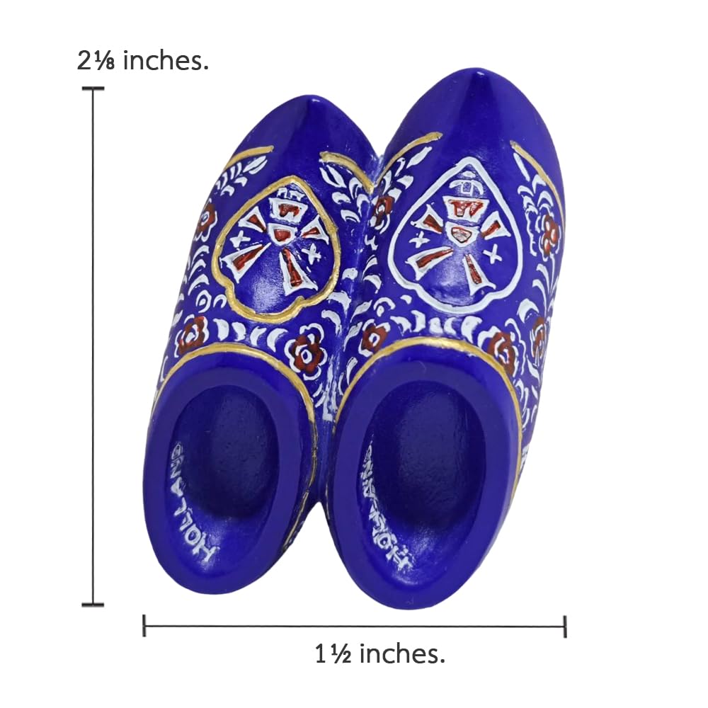 Amazon.com: WitnyStore Tiny Blue Klompen Clogs Dutch Traditional