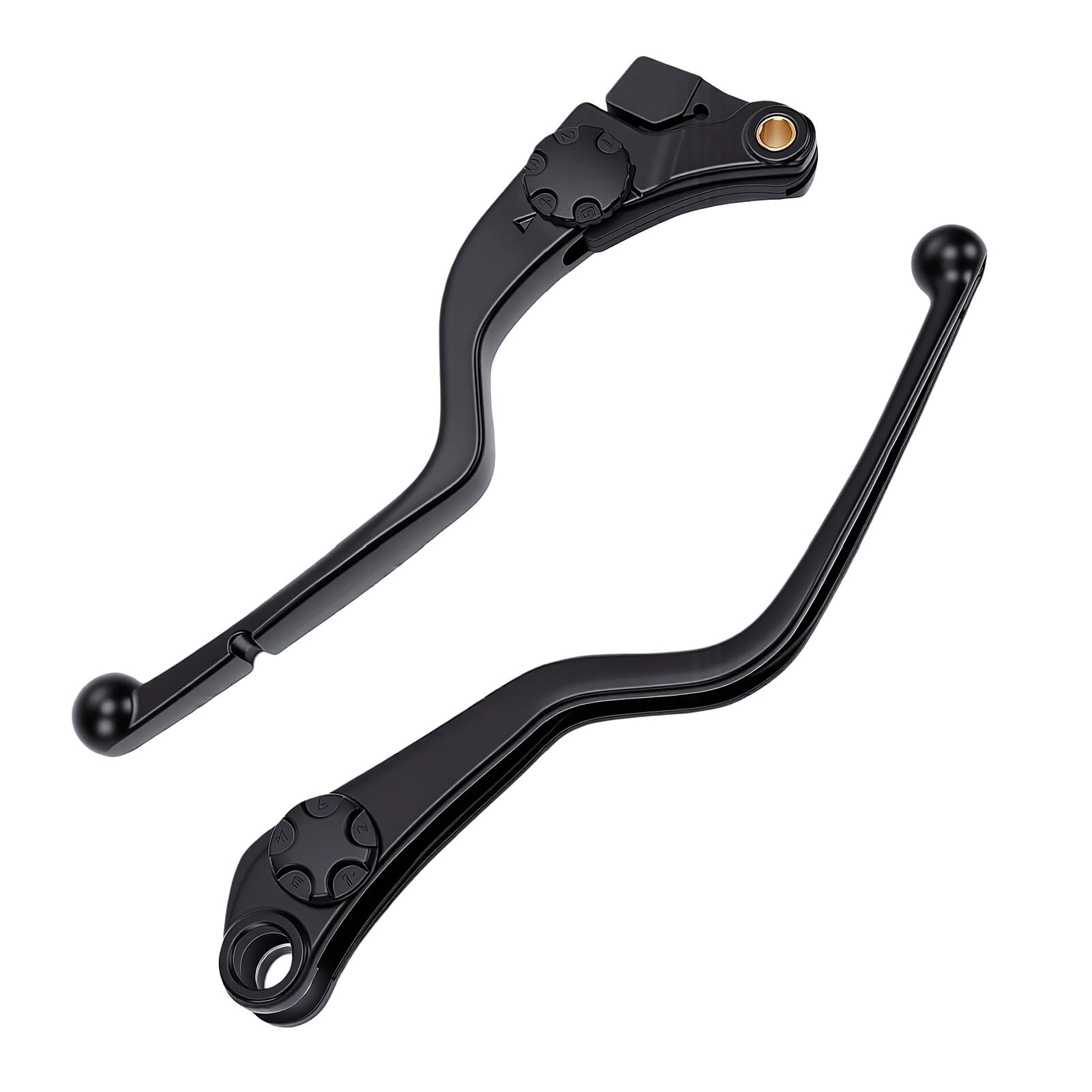 Tbest Set Leve Freno Frizione Moto, 2 Pezzi in Alluminio Anodizzato | Sostituzione OEM, Alluminio Anodizzato, Impugnatura Ergonomica, Manubrio, RA1250 RA1250S 2021-2024, RH975 RH1250S