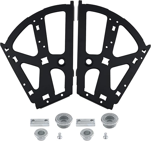 Antrader 1 par de bisagras de cajón de acero inoxidable de 2 capas para gabinete, marco abatible, accesorios de repuesto para cocina, sala de estar,