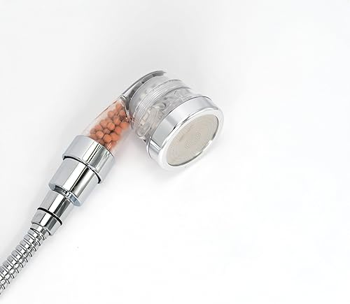 Miniatura 8 de Socila - Cabezal rociador transparente con 3 funciones, manguera de repuesto de manguera de 3 funciones, manguera de champú profesional para