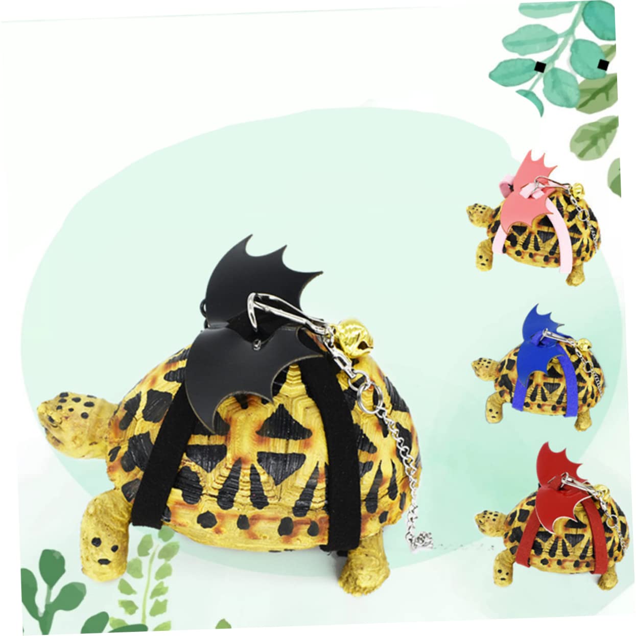 GANAZONO Turtle Harness Leash with Adjustable Strap Durable Bite Rope for Outdoor Walking and Training for Tortoise Reptile